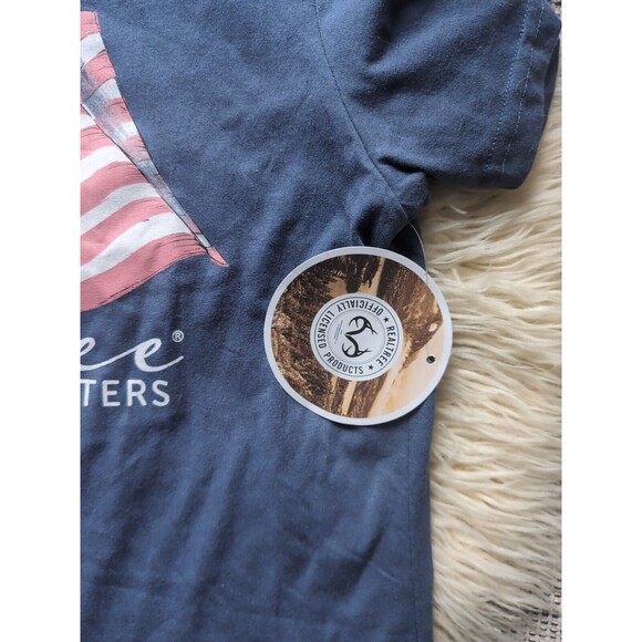 NWT REALTREE Women's Size Small Gray Blue LABRADORS in Truck Print Dogs Summer - Picture 5 of 8